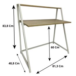 Mesa Ordenador auxiliar o estudio infantil modelo Sintra Color Cambria Blanco